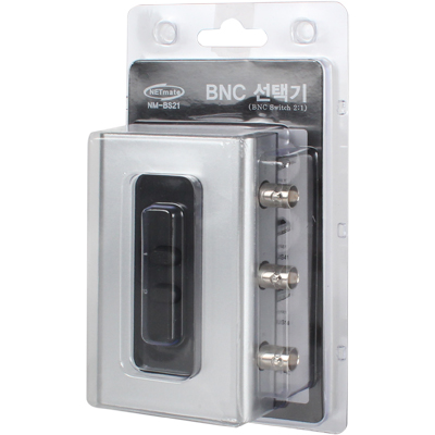 강원전자 넷메이트 BNC 2:1 양방향 수동선택기(벽걸이형) NM-BS21