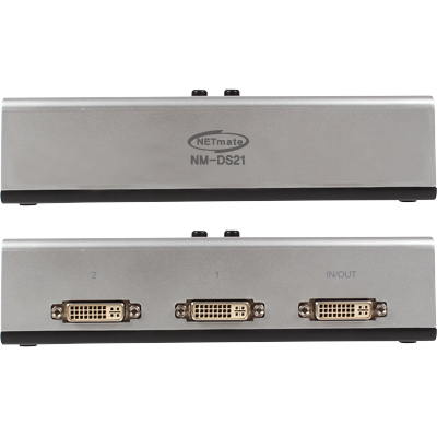 강원전자 넷메이트 DVI 2:1 수동선택기(벽걸이형) NM-DS21
