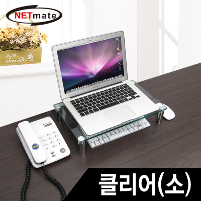 강원전자 넷메이트 NM-GCD01 다용도 강화유리 받침대(클리어/소)