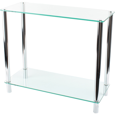 강원전자 넷메이트 NM-GCD06 2단 다용도 강화유리 선반(클리어)