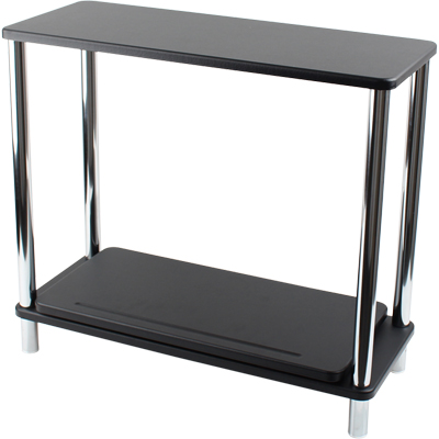 강원전자 넷메이트 2단 다용도 슬라이딩 선반(블랙) NM-GCD06B