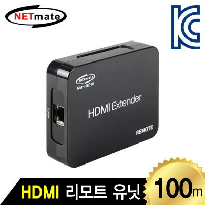 강원전자 넷메이트 NM-HE01UR HDMI 1:1 익스텐더 리모트 유닛(Ethernet Base 100m)