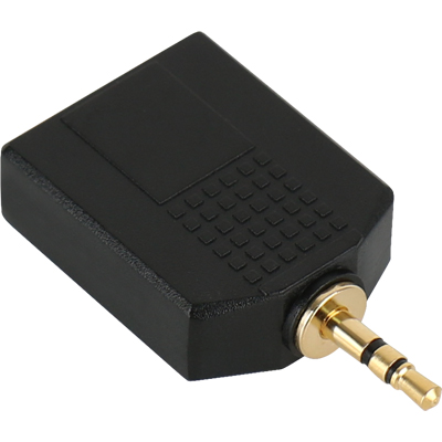 강원전자 넷메이트 3.5M/5.5Fx2 스테레오 Y형 젠더 NM-JR14