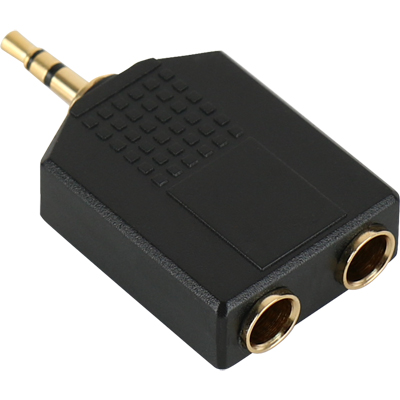 강원전자 넷메이트 3.5M/5.5Fx2 스테레오 Y형 젠더 NM-JR14