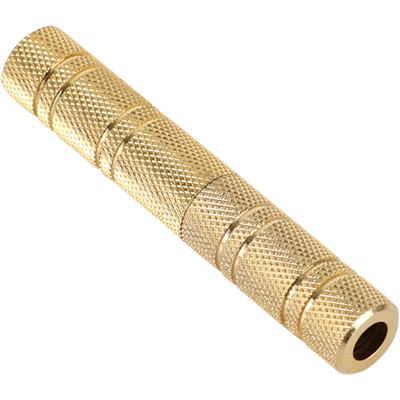 강원전자 넷메이트 5.5F/5.5F 스테레오 연장 젠더(골드메탈) NM-JR17