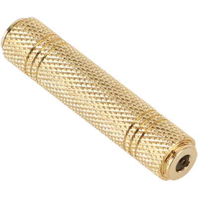 강원전자 넷메이트 3.5F/3.5F 4극 스테레오 연장 젠더(골드메탈) NM-JR19