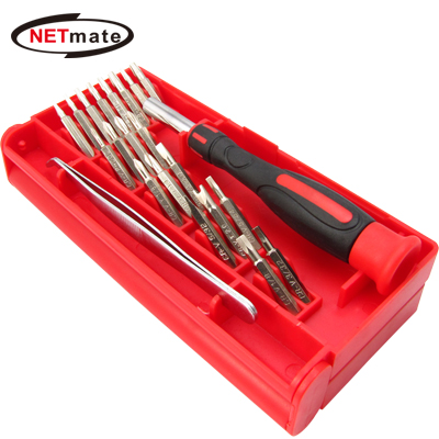 강원전자 넷메이트 NM-KHT009 정밀 드라이버&핀셋 세트(22 in 1)
