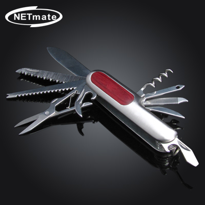 강원전자 넷메이트 NM-KHT030 휴대용 다용도 멀티툴(14 in 1/파우치포함)