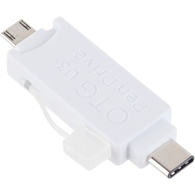 강원전자 넷메이트 USB3.0 Micro SD 2 in 1 멀티 카드리더기(OTG & Type C) ① NM-OTG09