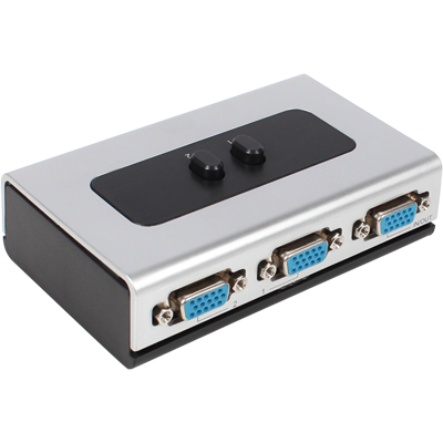 강원전자 넷메이트 VGA(RGB) 2:1 수동선택기(벽걸이형/가이드 포함) NM-RS21