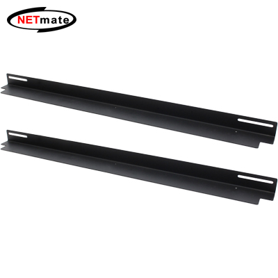강원전자 넷메이트 NM-SBA01 서버랙 가이드 앵글(블랙, 좌/우 한세트) NM-SBA01(Black)