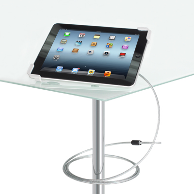 강원전자 넷메이트 태블릿PC 도난방지 와이어 잠금장치(실버) NM-SLT01