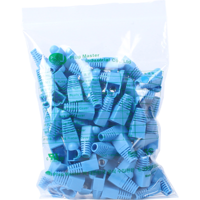 강원전자 플러그마스터 RJ-45 통부트(6mm/블루/100개) NM-SR001BL