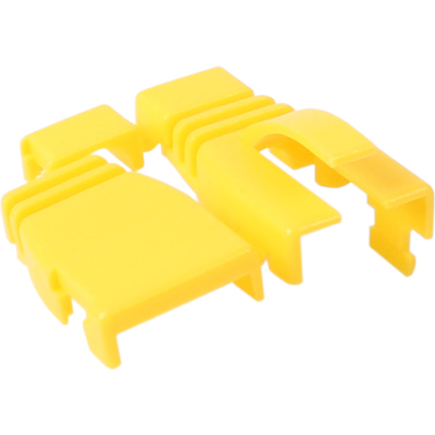 강원전자 플러그마스터 RJ-45 조립형 통부트(6mm/옐로우/100개) NM-SR002Y
