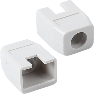 강원전자 플러그마스터 RJ-45 각부트(6mm/그레이/100개) NM-SR003G