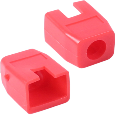 강원전자 플러그마스터 RJ-45 각부트(6mm/레드/100개) NM-SR003R