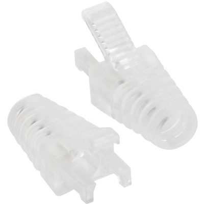 강원전자 플러그마스터 RJ-45 락(Lock) 부트(6mm/클리어/100개) NM-SR008CL