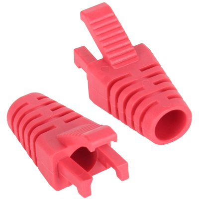 강원전자 플러그마스터 NM-SR008R RJ-45 락(Lock) 부트(6Ø/레드/낱개)