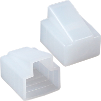 강원전자 플러그마스터 RJ-45 플러그 보호커버(화이트/100개) NM-SR011WH
