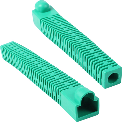 강원전자 플러그마스터 RJ-45 롱타입 통부트(6mm/그린/30개) NM-SR013GR