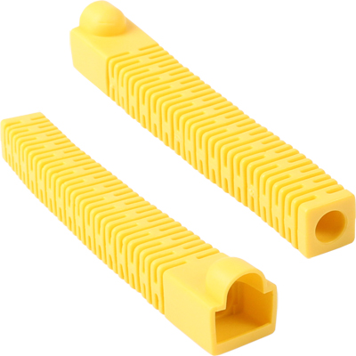 강원전자 플러그마스터 RJ-45 롱타입 통부트(6mm/옐로우/30개) NM-SR013Y