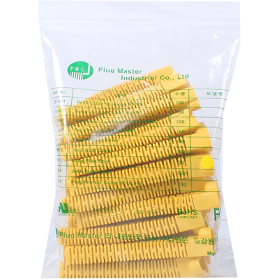 강원전자 플러그마스터 RJ-45 롱타입 통부트(6mm/옐로우/30개) NM-SR013Y