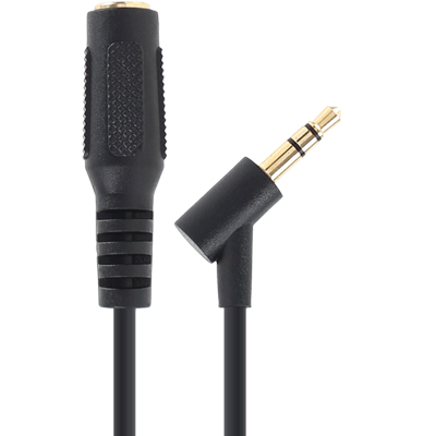 강원전자 TNT 초슬림 스테레오 연장 케이블 1.5m (45도 꺾임/AUX 케이블) NM-TNT107