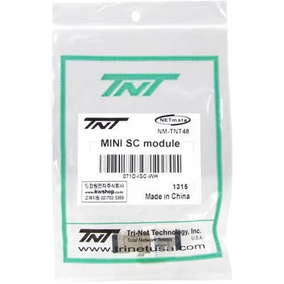 강원전자 TNT SC SIMPLEX 멀티모드 광 스냅인 멀티미디어 모듈 NM-TNT48