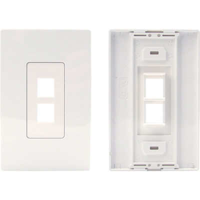 강원전자 TNT 아울렛 2포트 페이스 플레이트 NM-TNT57