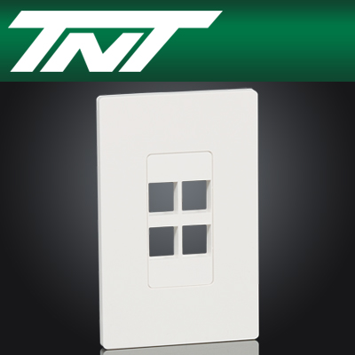 강원전자 TNT 아울렛 4포트 페이스 플레이트 NM-TNT59