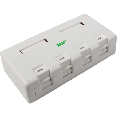 강원전자 TNT 노출형 4포트 아울렛 박스 NM-TNT64