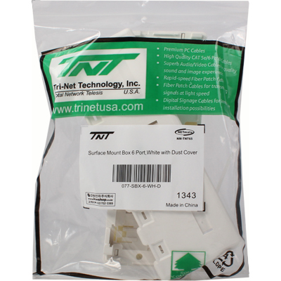 강원전자 TNT 노출형 6포트 아울렛 박스 NM-TNT65