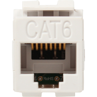 강원전자 TNT CAT.6 UTP 스냅인 키스톤잭 모듈(180도) NM-TNT77