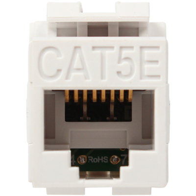 강원전자 TNT CAT.5E UTP 스냅인 키스톤잭 모듈(180도) NM-TNT79