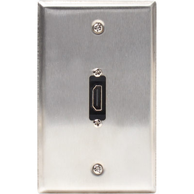 강원전자 TNT HDMI 1포트 젠더 타입 스테인리스 월 플레이트 NM-TNT94