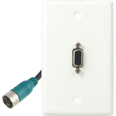 강원전자 TNT RGB 월 플레이트 분리형(배관용) 케이블 25m NM-TNTA25S6