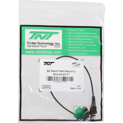 강원전자 TNT BNC F/F 스냅인 멀티미디어 케이블 타입 모듈 0.3m NM-TNTG06