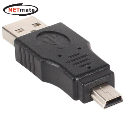 강원전자 넷메이트 USB2.0 AM/미니 5핀 젠더 NM-UG203