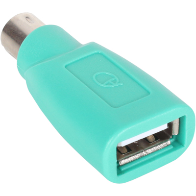 강원전자 넷메이트 NM-UG206 USB to PS/2 젠더 (그린)