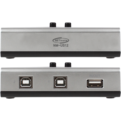 강원전자 넷메이트 USB2.0 2B:1A 수동선택기(벽걸이형) NM-US12