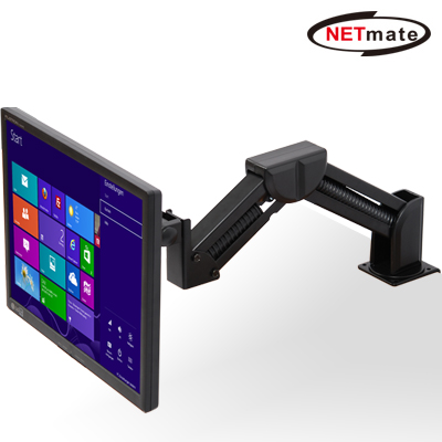 강원전자 넷메이트 NMA-LM14 수평 이동형 고하중 3단 모니터 거치대