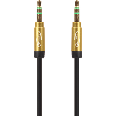 강원전자 넷메이트 NMA-MK05SN 초슬림 스테레오 AUX 케이블 New 0.5m (OFC/금도금/AUX 케이블)