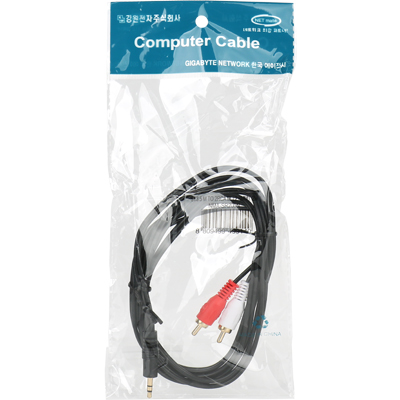 강원전자 넷메이트 스테레오 to RCA 2선 케이블(2.8mm) 2m NMA-SR200N