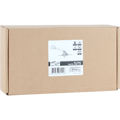 강원전자 넷메이트 멀티 프로젝터 천장/벽면 고정형 봉 거치대(화이트/mm105~320mm 장착 홀/15kg) NMA-VM15L