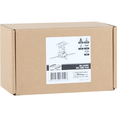 강원전자 넷메이트 멀티 프로젝터 천장 고정형 거치대(mm73~395mm 장착 홀/13.6kg) NMA-VM16