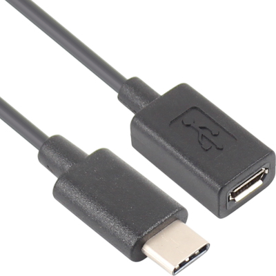 강원전자 넷메이트 USB2.0 Micro 5핀(F)-CM 케이블 젠더 0.15m NMC-CC01N