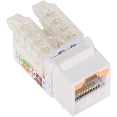 강원전자 플러그마스터 CAT.6 UTP 보안(Lock) 키스톤잭 NM-PK06L