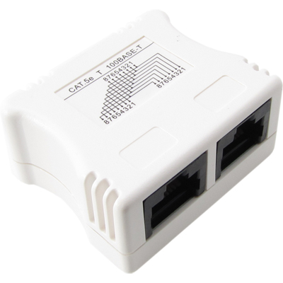 강원전자 플러그마스터 CAT.5E UTP 8P8C Y형 고급 커플러 NMC-PM05Y