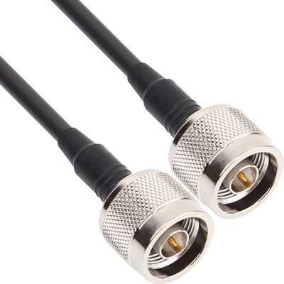 강원전자 넷메이트 RG-58 N형-N형 고주파 동축 케이블(주석도금 연동선/5합/50ohm) 1m NMC-RG5801N