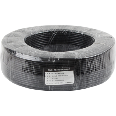 강원전자 넷메이트 RG-59 고주파 동축 케이블(주석도금 연동선/6합/75ohm) 250m NMC-RG592